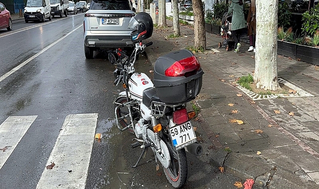 Tekirdağ’da, otomobilin çarptığı motosiklet sürücüsü yaralandı