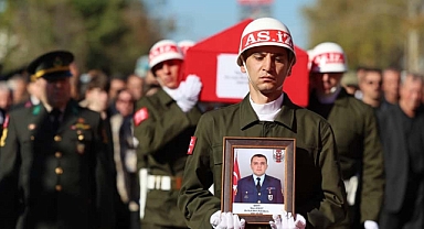 TEKİRDAĞ ŞEHİDİNİ UĞURLADI