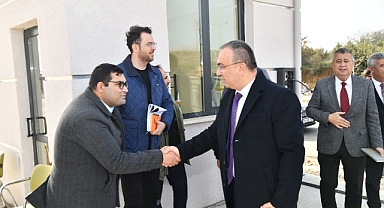 Vali Soytürk Yapımında Son Aşamaya Gelinen Okulda İncelemelerde Bulundu