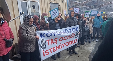 Yenice Köyü Halkı Taş Ocağına Karşı Mücadele Veriyor