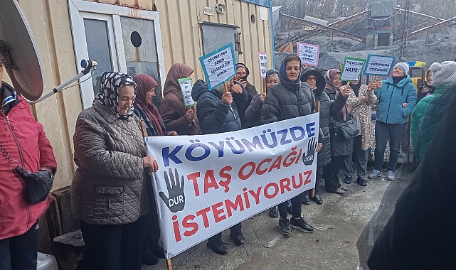 Yenice Köyü Halkı Taş Ocağına Karşı Mücadele Veriyor