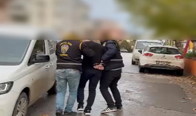 41 yıla hükümlü firari, eve gelen polisi görünce intihara kalkıştı