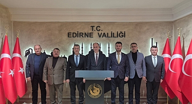 Babaeski Belediye Başkanı Yayla'dan Edirne Vali Yardımcısı Zehin'e Ziyaret