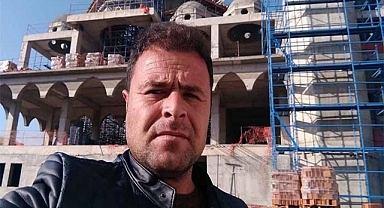 Cami inşaatında iskeleden düşen işçi öldü