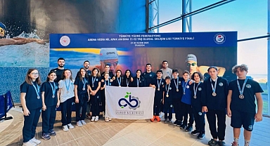 ÇBSK Yüzme Takımından Trabzon`da Tarihî Başarı