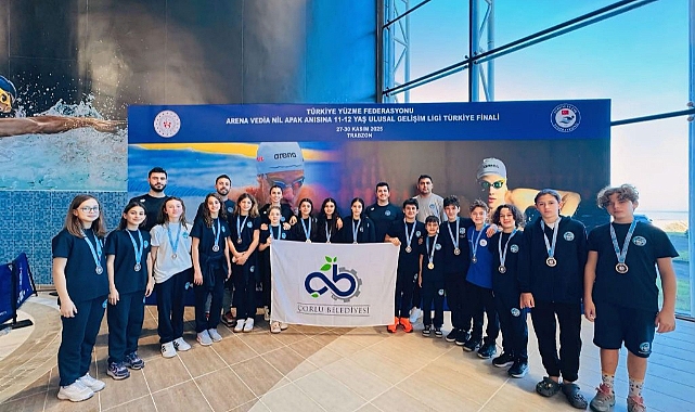 ÇBSK Yüzme Takımından Trabzon`da Tarihî Başarı