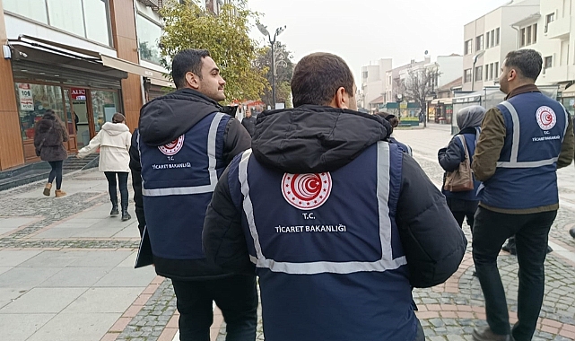Edirne’de Ticaret İl Müdürlüğü ekipleri, yılbaşı öncesi denetimleri arttırdı