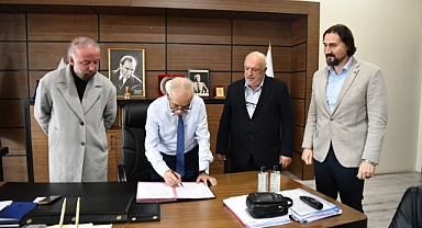 GÜNEKAB, Sınır Ötesi İşbirliği Kapsamında 1. Sınıf Atık Getirme Merkezi Yapım Sözleşmesini İmzaladı