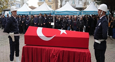 Hayatını kaybeden polis memuru son yolculuğuna uğurlandı