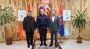 İğneada Belediye Başkanı Altuğ Erdem'den İl Jandarma Komutanına Ziyaret