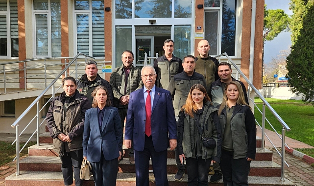 İstanbul Orman Bölge Müdürü Zafer Derince Vize'de İncelemelerde Bulundu