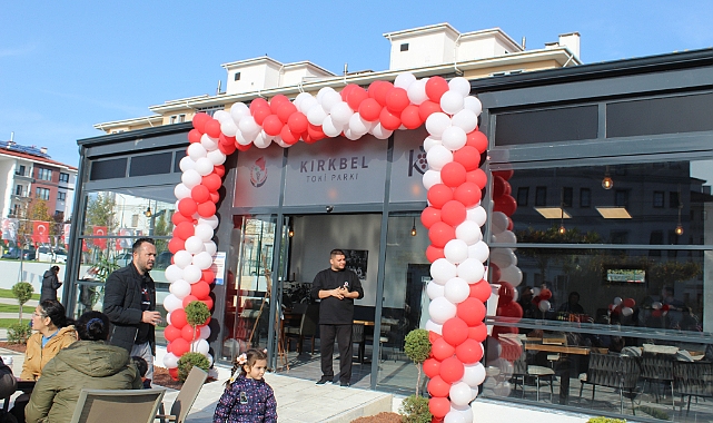 Kırklareli Belediyesi Atatürk Mahallesi'nde KIRKBEL Toki Cafesini Hizmete Açtı