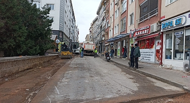 Kırklareli Belediyesi Yayla Caddesi'nde Asfalt Çalışmalarını Tamamladı