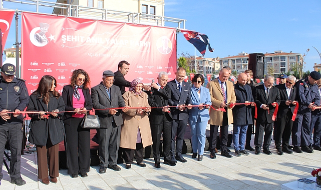 Kırklareli'nde Şehit Anıl Yalap Parkı Düzenlenen Törenle Açıldı