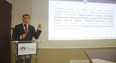 KLÜ’de Pedagojik Formasyon Süreci Anlatıldı