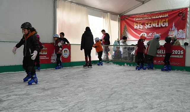 Marmaraereğlisi’nde Yeni Yıl Coşkusu: Ücretsiz Buz Pisti ve Kış Şenliği Yoğun İlgi Görüyor
