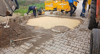 Pehlivanköy'de Altyapı ve Çevre Düzenleme Çalışmaları Aralıksız Sürüyor
