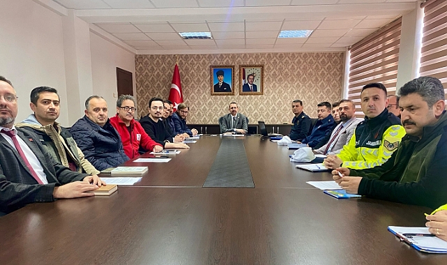 Pınarhisar'da Kış Tedbirleri Toplantısı Yapıldı