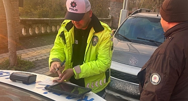 Pınarhisar’da Trafik Ekiplerinden Yoğun Mesai