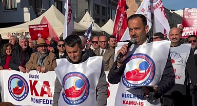 Saraçlar'da Temsili Tabutlu Protesto