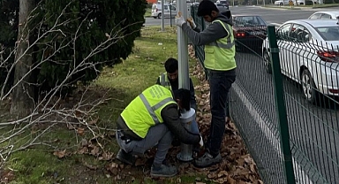 TRAFİK HİZMETLERİ EKİPLERİ ŞEHRİN DÖRT BİR YANINDA TRAFİK GÜVENLİĞİ İÇİN ÇALIŞIYOR