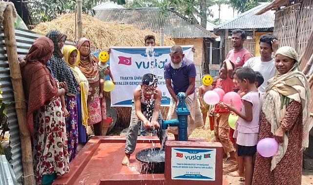 Trakya Üniversitesi’nden Bangladeş’e Umut Olan Su Kuyuları
