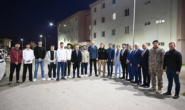Vali Uğur Turan’dan Kırklareli KYK Erkek Öğrenci Yurtlarına Ziyaret