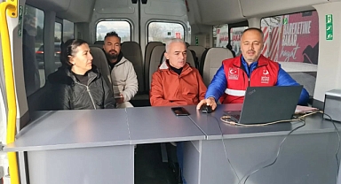 Vali Uğur Turan'dan Mobil Göç Noktası Uygulamasına Saha İncelemesi