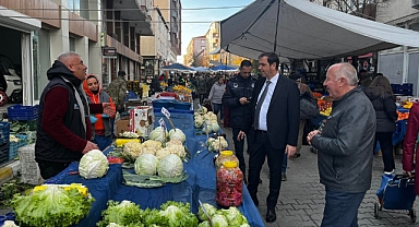 Vize Belediye Başkanı Ercan Özalp'ten Pazar Esnafına Yakın İlgi