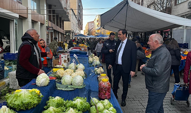 Vize Belediye Başkanı Ercan Özalp'ten Pazar Esnafına Yakın İlgi