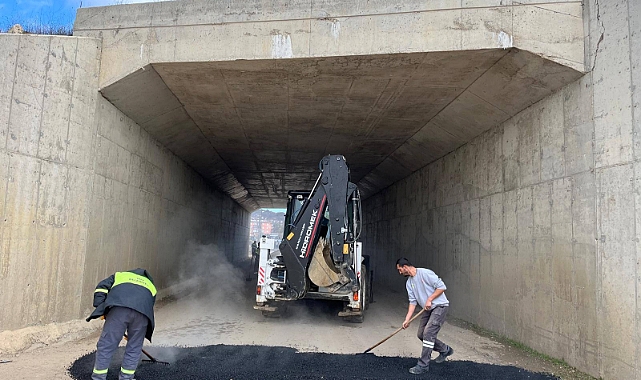 Vize Belediyesi'nden Gazi Mahallesi'nde Yol Bakım Hamlesi