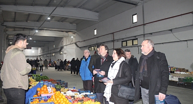 CHP Kırklareli Teşkilatından Kapalı Pazar Yerine Ziyaret