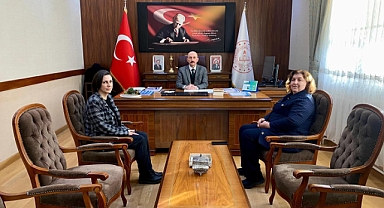 eTwinning Projesi Kapsamında İl Millî Eğitim Müdürü Murat Altınöz'e Ziyaret