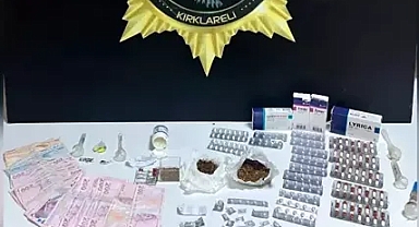 Kırklareli'de uyuşturucu operasyonunda 4 tutuklama