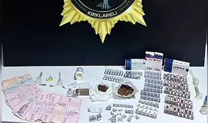 Kırklareli'de uyuşturucu operasyonunda 4 tutuklama