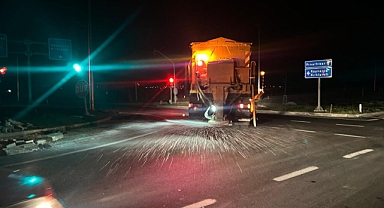 Kırklareli’nde Karayolları Ekipleri Buzlanmaya Karşı Teyakkuzda