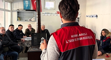 Kırklareli'nde Üreticiye Kaba Yem Eğitimi