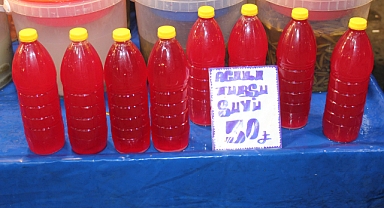 Kırklareli Pazarlarında Doğal Turşu Suyuna Yoğun İlgi