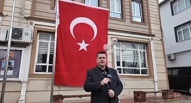 Lalapaşa'dan Türk Bayrağına Sahip Çıkan Net Mesaj