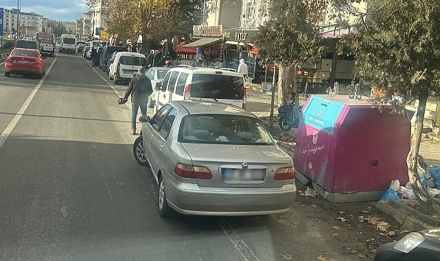 Lüleburgaz Belediyesi’nden Konteyner Önü Park Uyarısı
