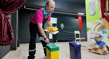 Lüleburgaz'da Miniklere Renkli Sıfır Atık Eğitimi