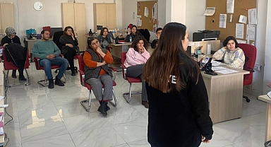 Lüleburgaz'da Sosyal Hizmet Personeline Uygulamalı Yangın Eğitimi