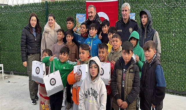 Narkotik olaylarla anılan Kore Mahallesi’nde çocuklar, geçici polis merkezinde ağırlandı