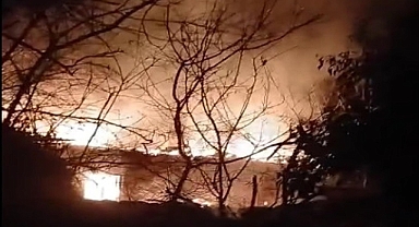 Tekirdağ'da yangında tek katlı ev kullanılamaz hale geldi