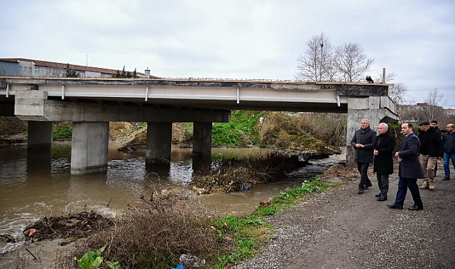 Vali Uğur Turan’dan Lüleburgaz’daki Köprü Çalışmalarına Yerinde İnceleme