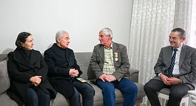 Vali Uğur Turan'dan Şehit Ailesine Taziye, Kıbrıs Gazisine Ziyaret