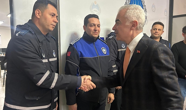 Vali Uğur Turan'dan Zabıta Müdürlüğüne Yeni Yıl Ziyareti