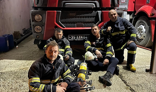 Vize İtfaiyesi 2025'te 350 Vakaya Müdahale Etti