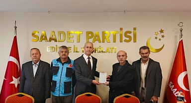 Yesevi Hareketi'nden Edirne'de siyasi partilere ziyaret