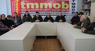 6 Şubat Depremlerinin 3. Yılında TMMOB'den Basın Açıklaması